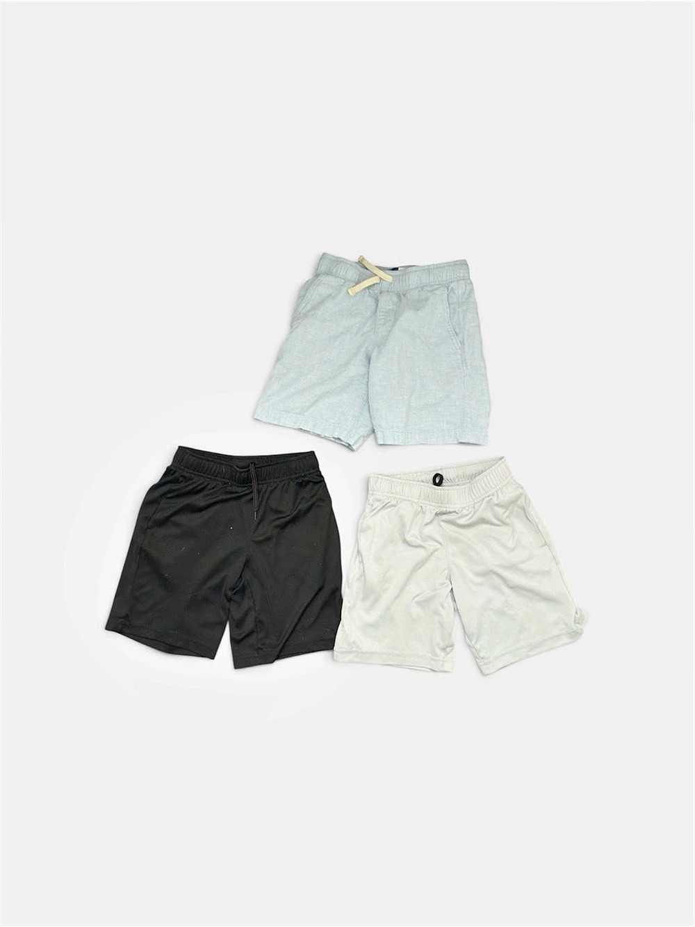 Kids Shorts 3-Piece Lot in Black & Gray & light blue
